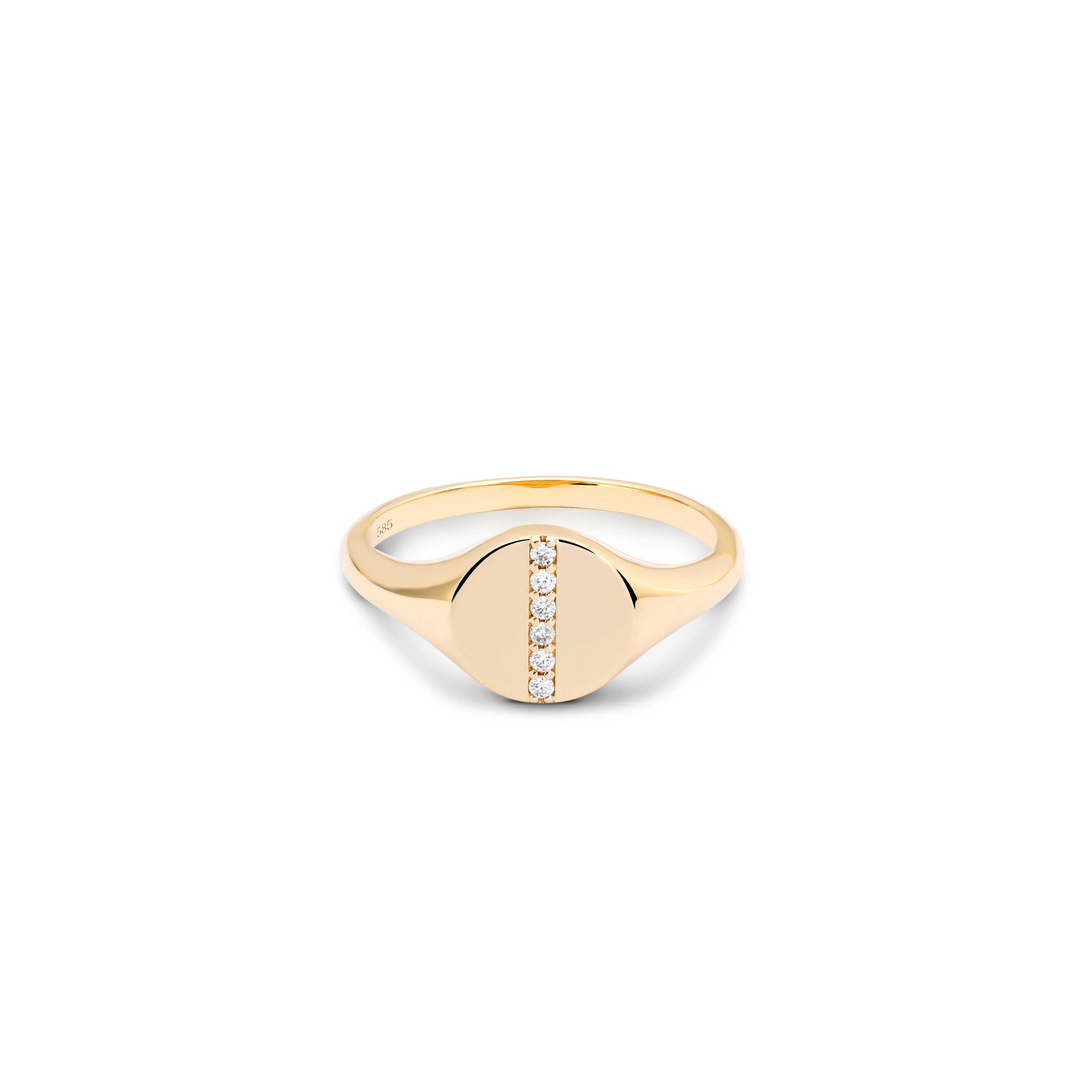 Diamond Row Signet