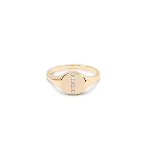 Diamond Row Signet