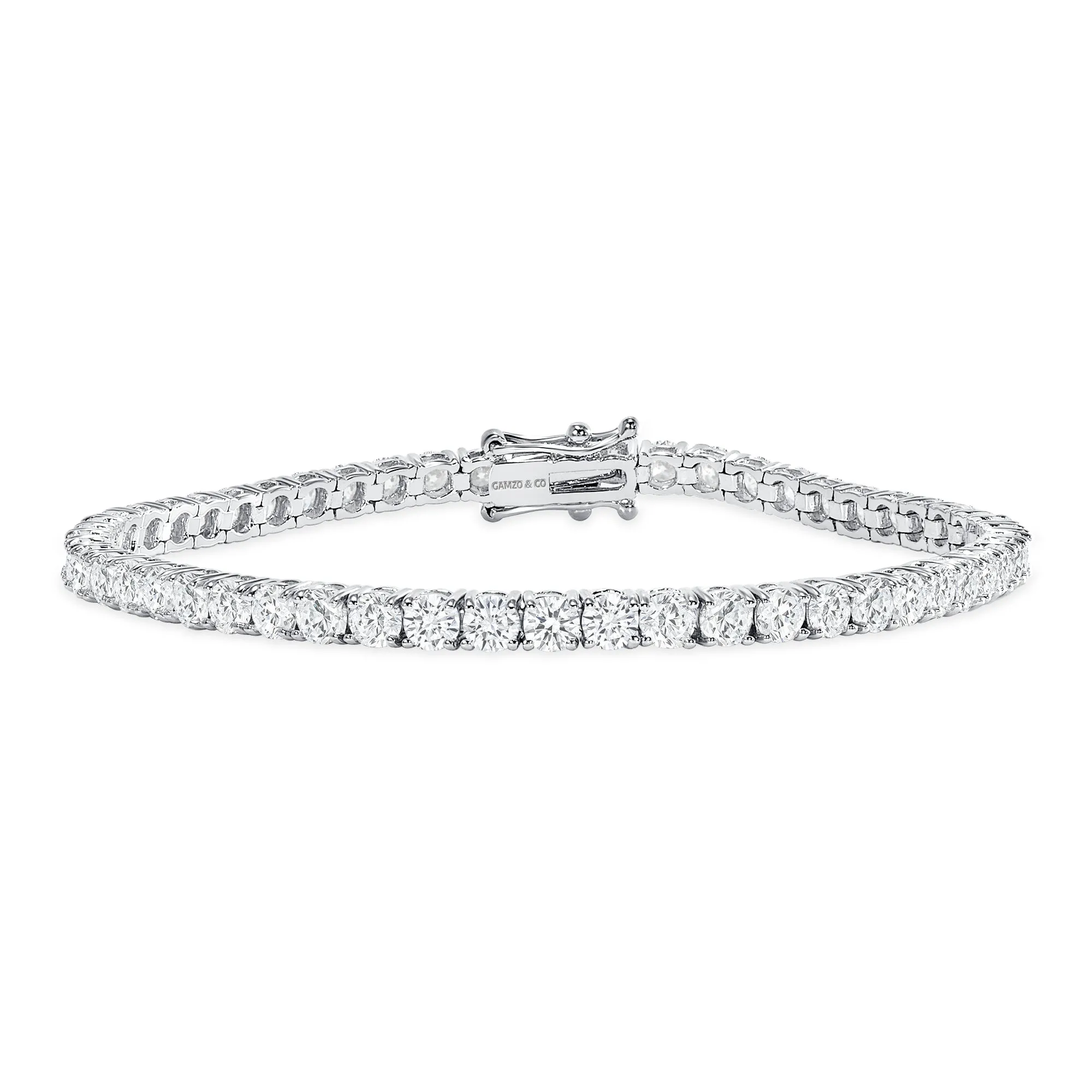 Diamond Tennis Bracelet - Natural Round Diamonds