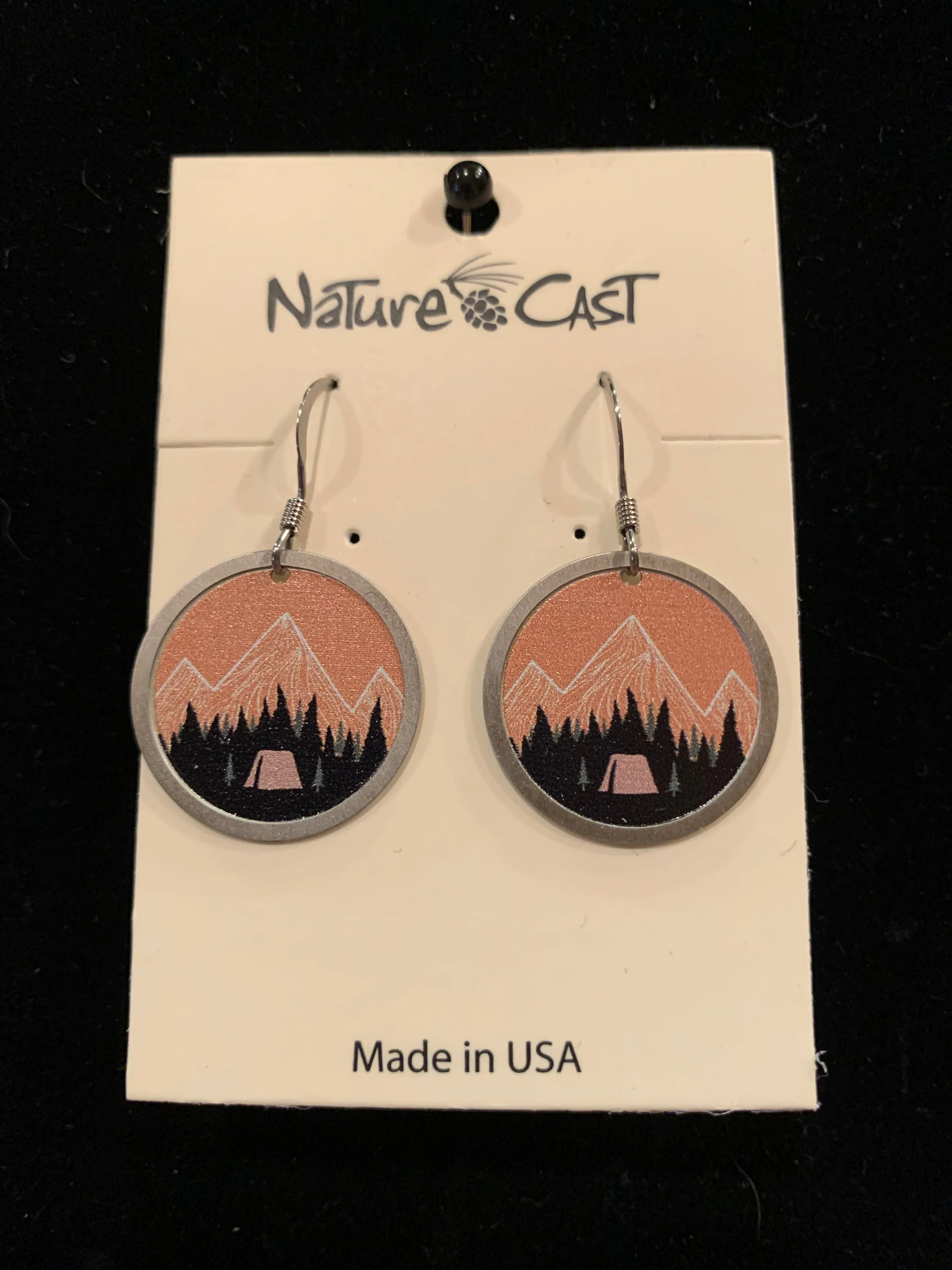 Earrings Mountain Dangle