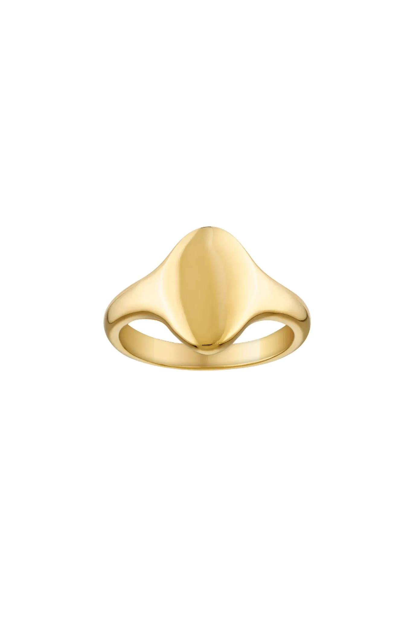 Egg Signet Pinky Ring - Size 7