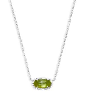 Elisa August Peridot Illusion Necklace