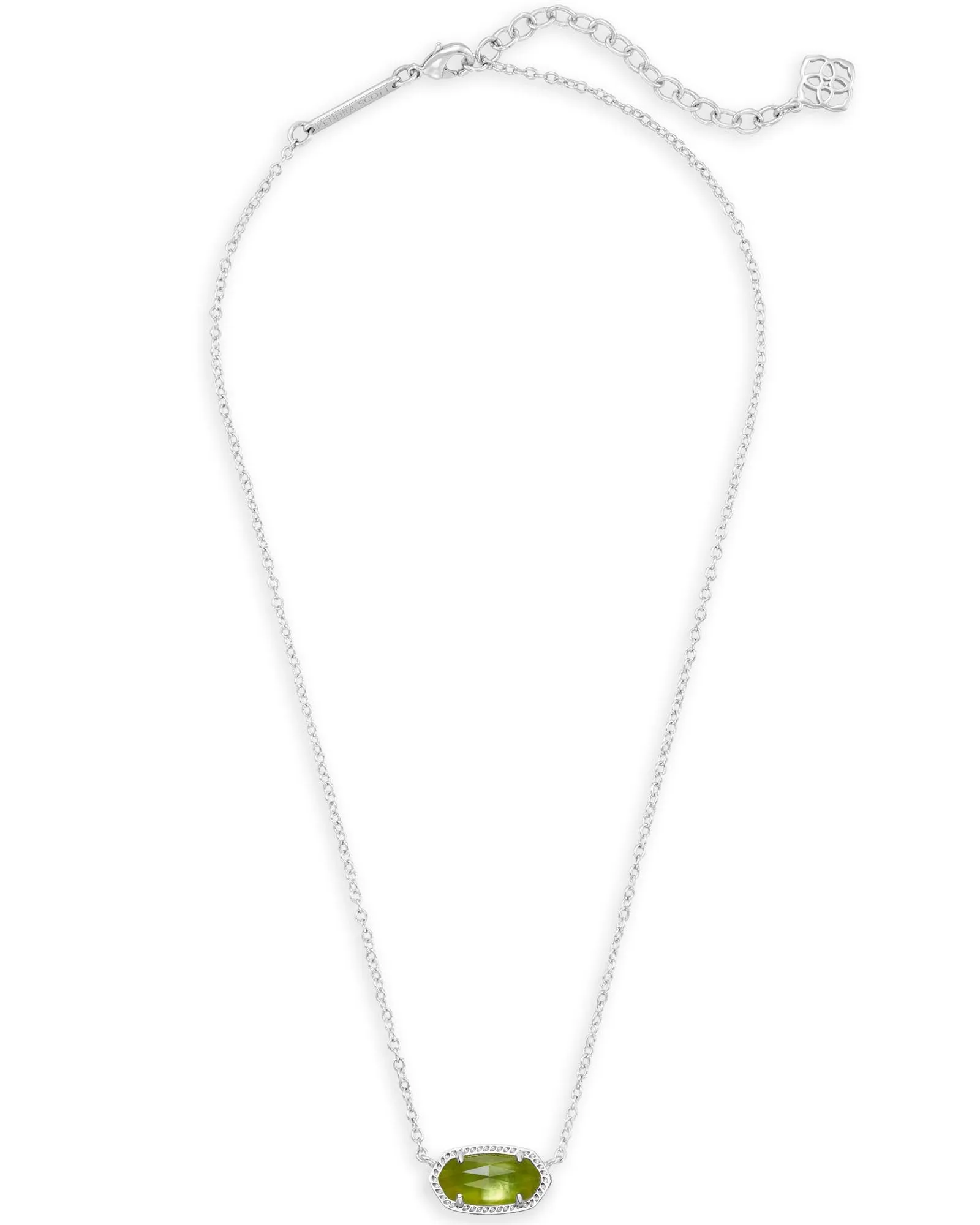 Elisa August Peridot Illusion Necklace