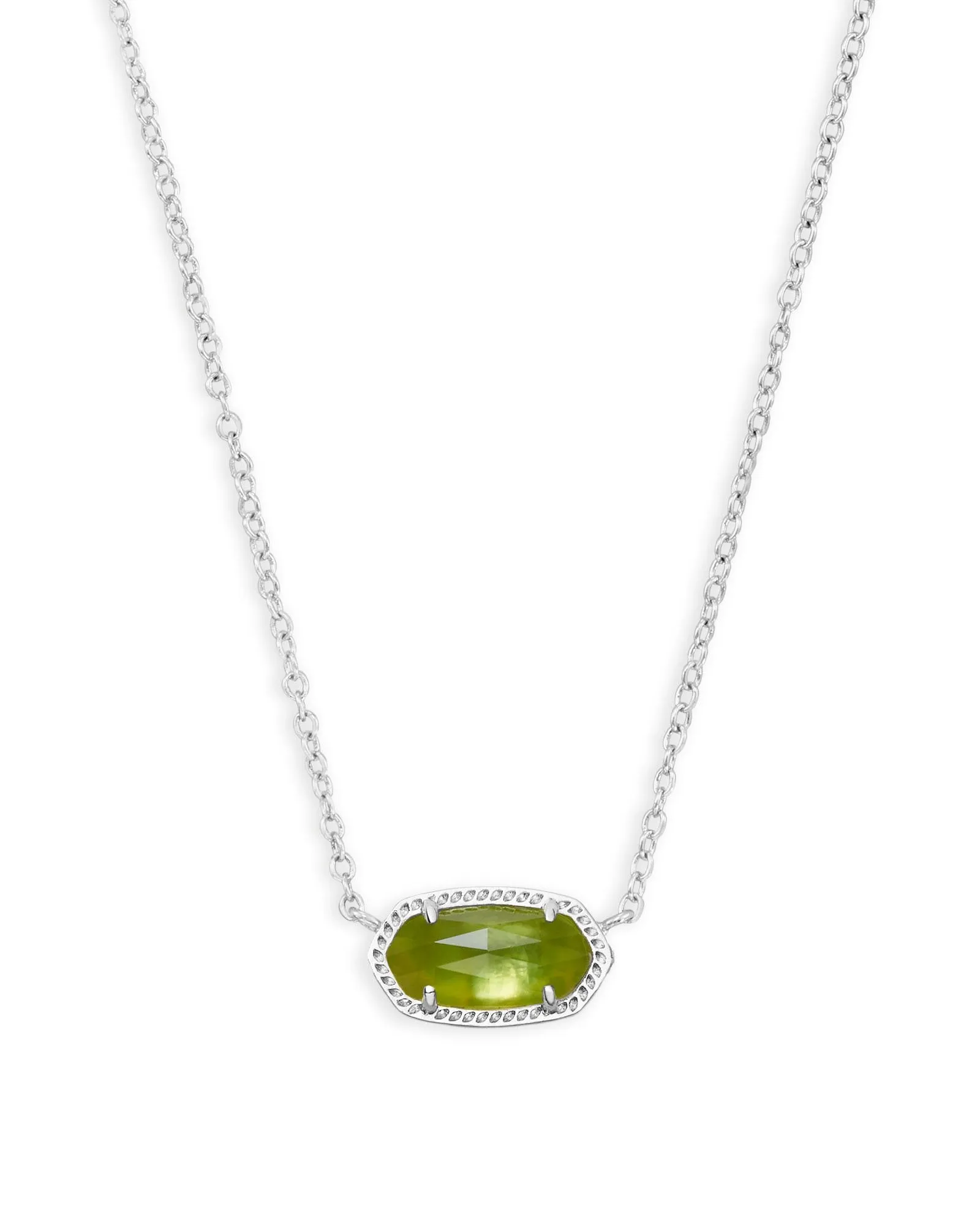 Elisa August Peridot Illusion Necklace