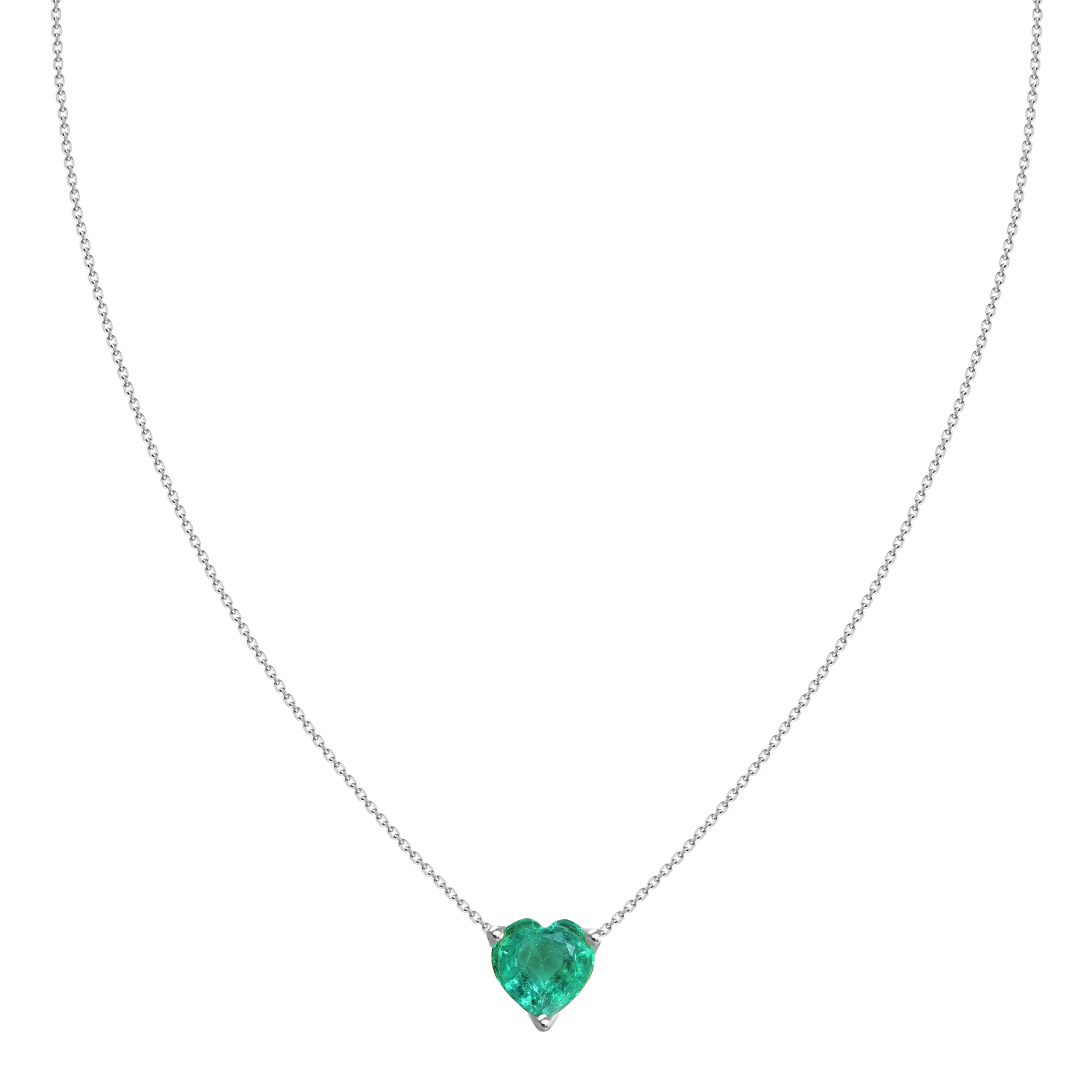 Emerald Heart Necklace