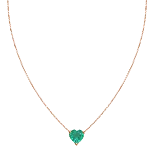 Emerald Heart Necklace