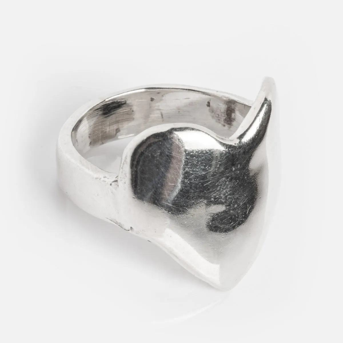 Eros Silver Heart Ring