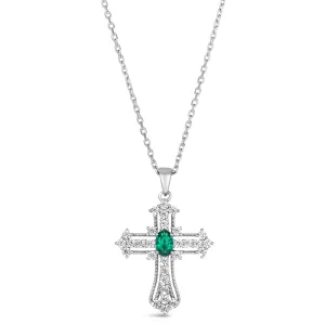 Eternal Life Cross Necklace