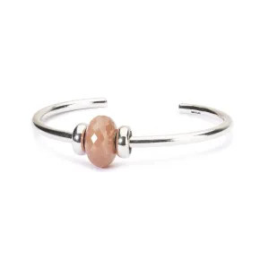 Feldspar Moonstone Silver Bangle