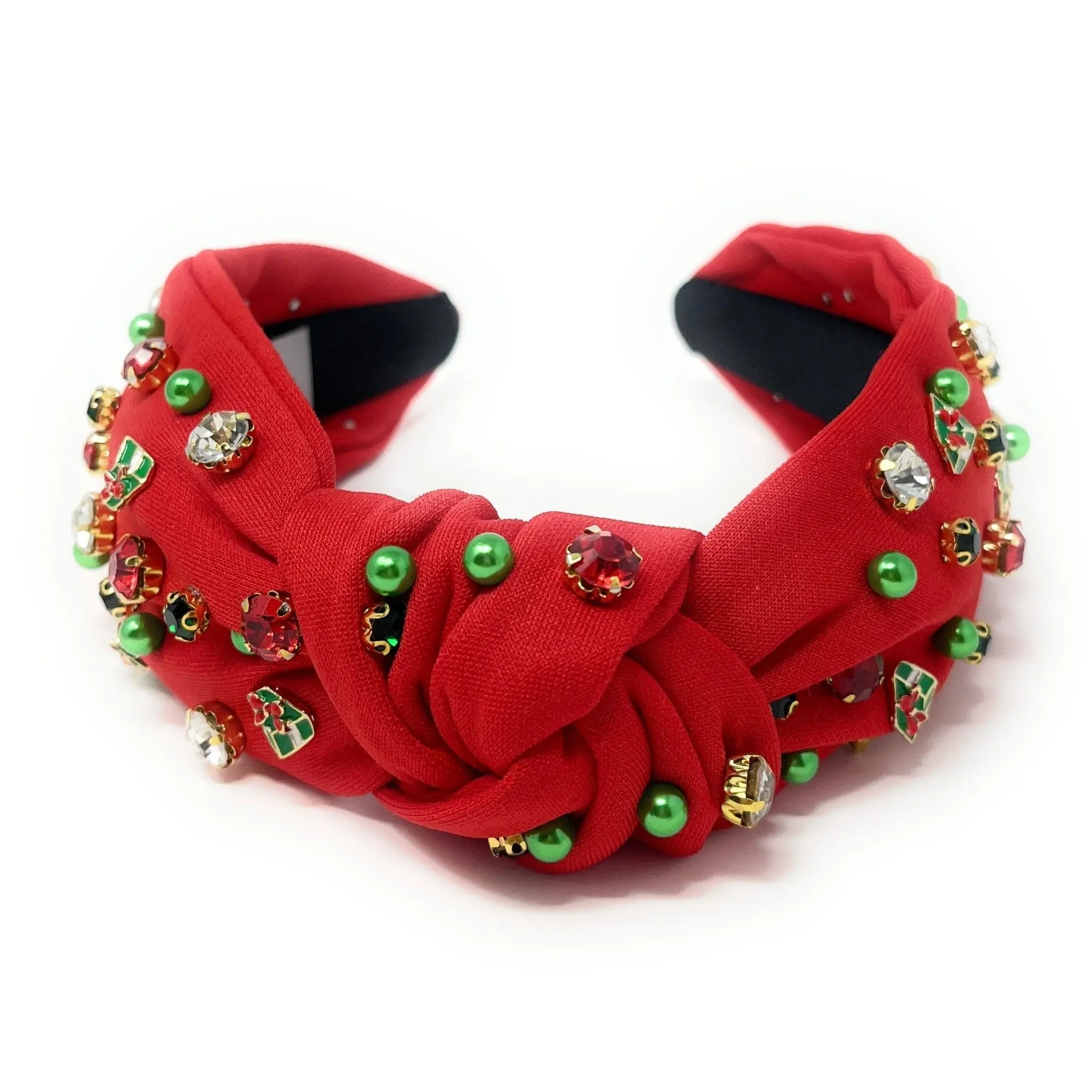 Gift Charm Jeweled Knot Headband