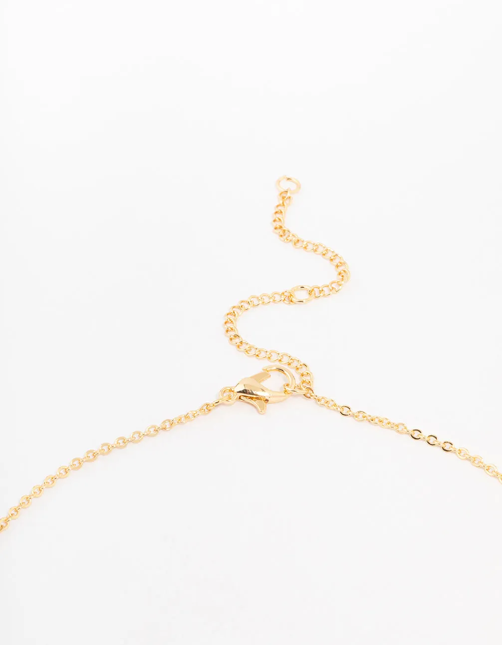 Gold Plated Emerald Coin & Freshwater Pearl Necklace