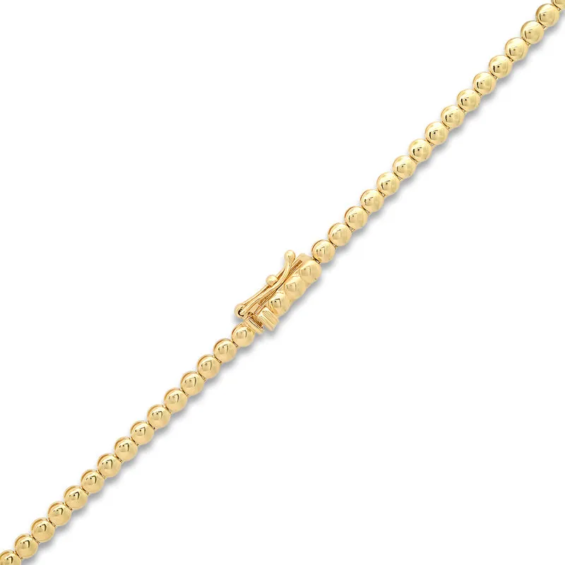 Graduated Emerald Tennis Necklace