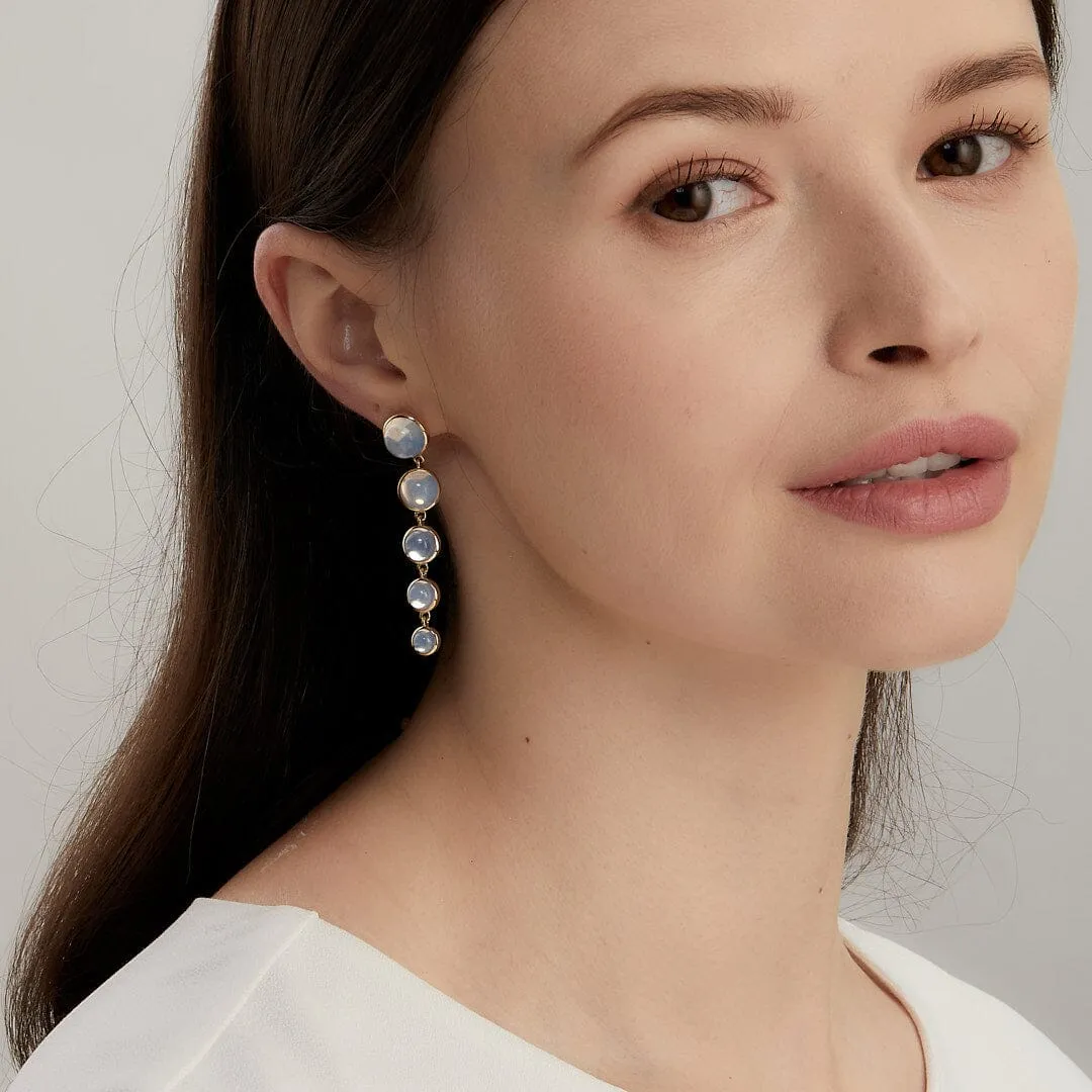 Graduating Cabochon Earrings