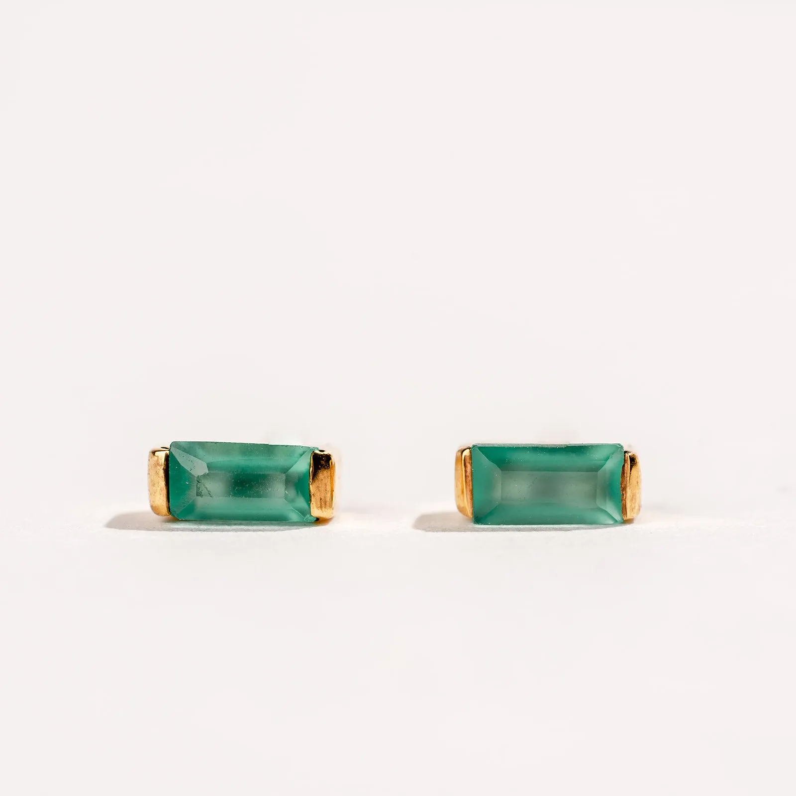 Green Onyx Baguette