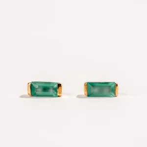 Green Onyx Baguette