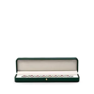 Green PU Leather Bracelet Chain Gift Box H068
