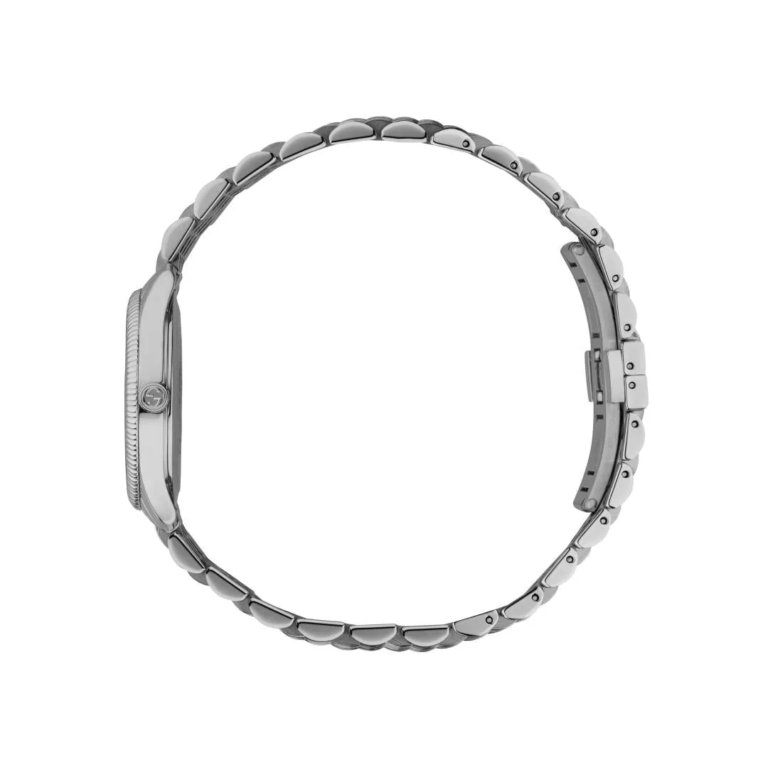 Gucci G-Timeless Watch Stainless Steel Silver Dial 29mm Quartz