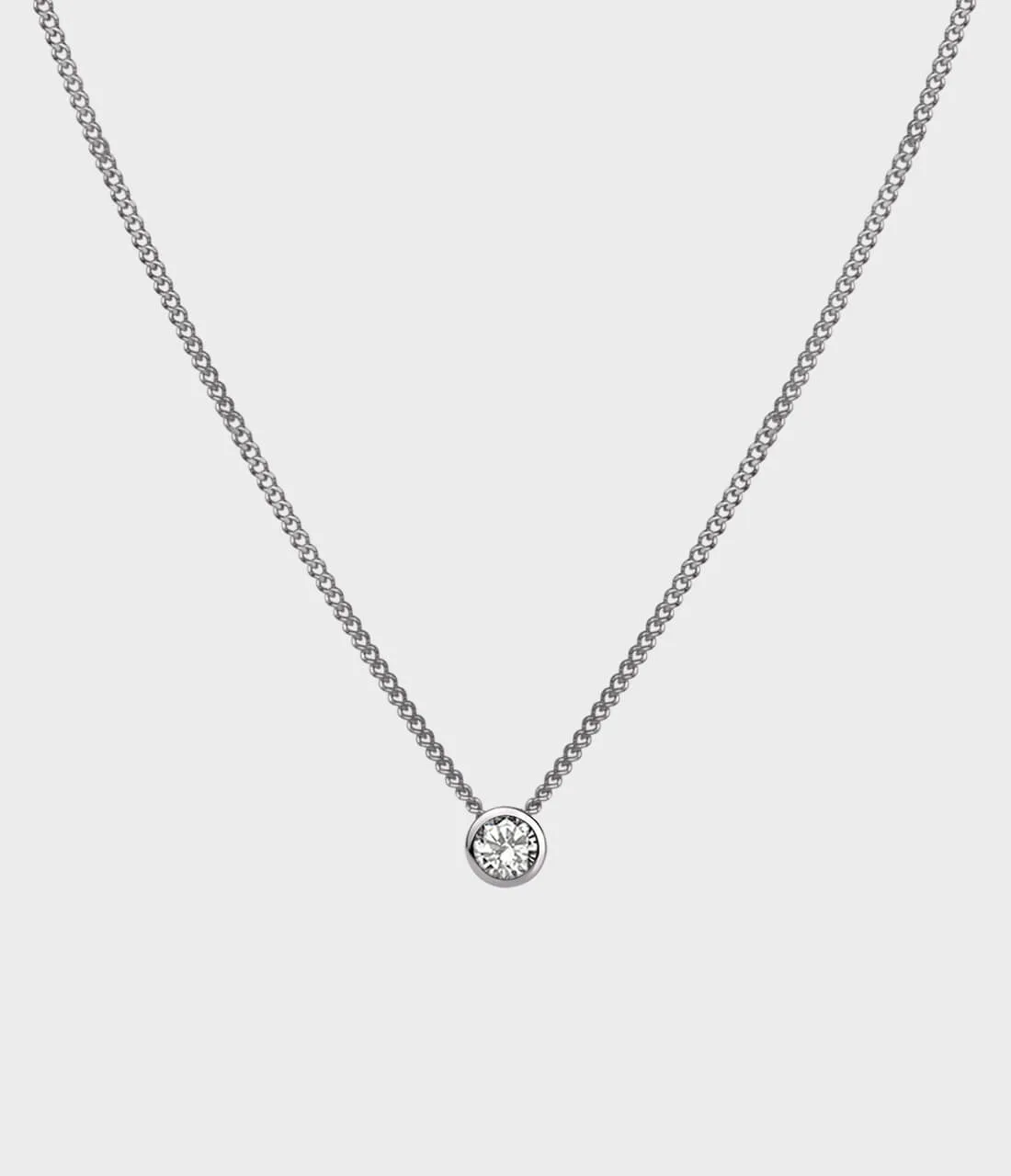 Halo 4 Solitaire Necklace