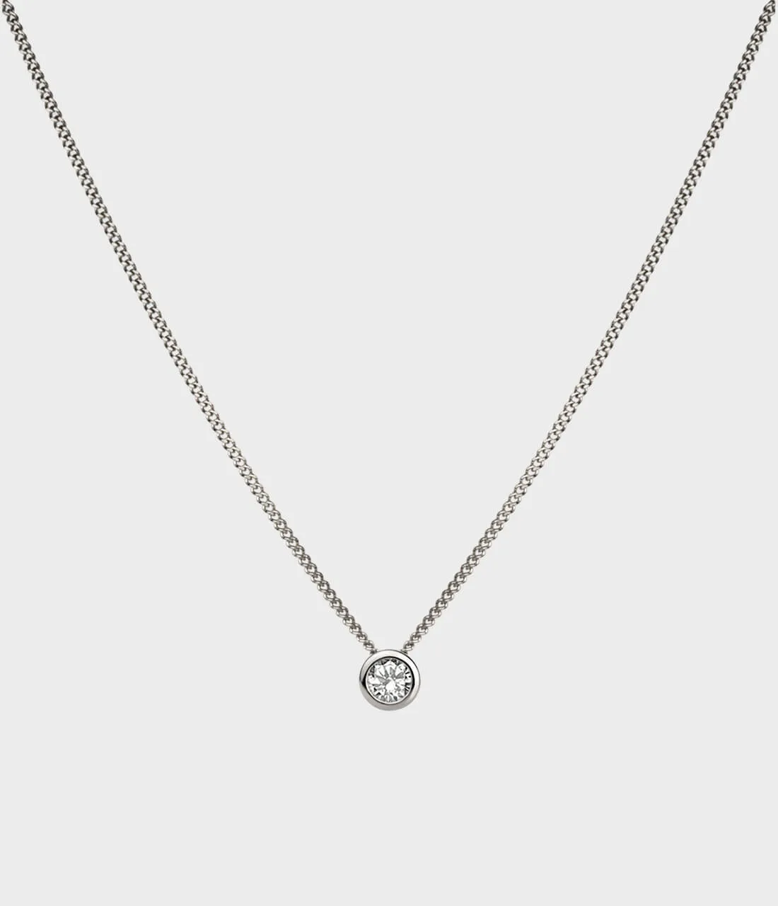 Halo 4 Solitaire Necklace