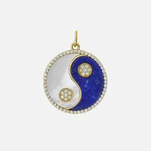 Harmony Lapis Lazuli Yin Yang Pendant