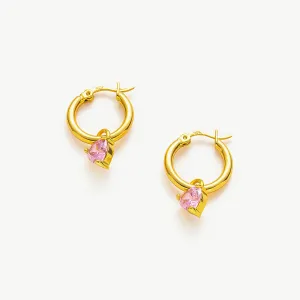 Heart Drop Earrings