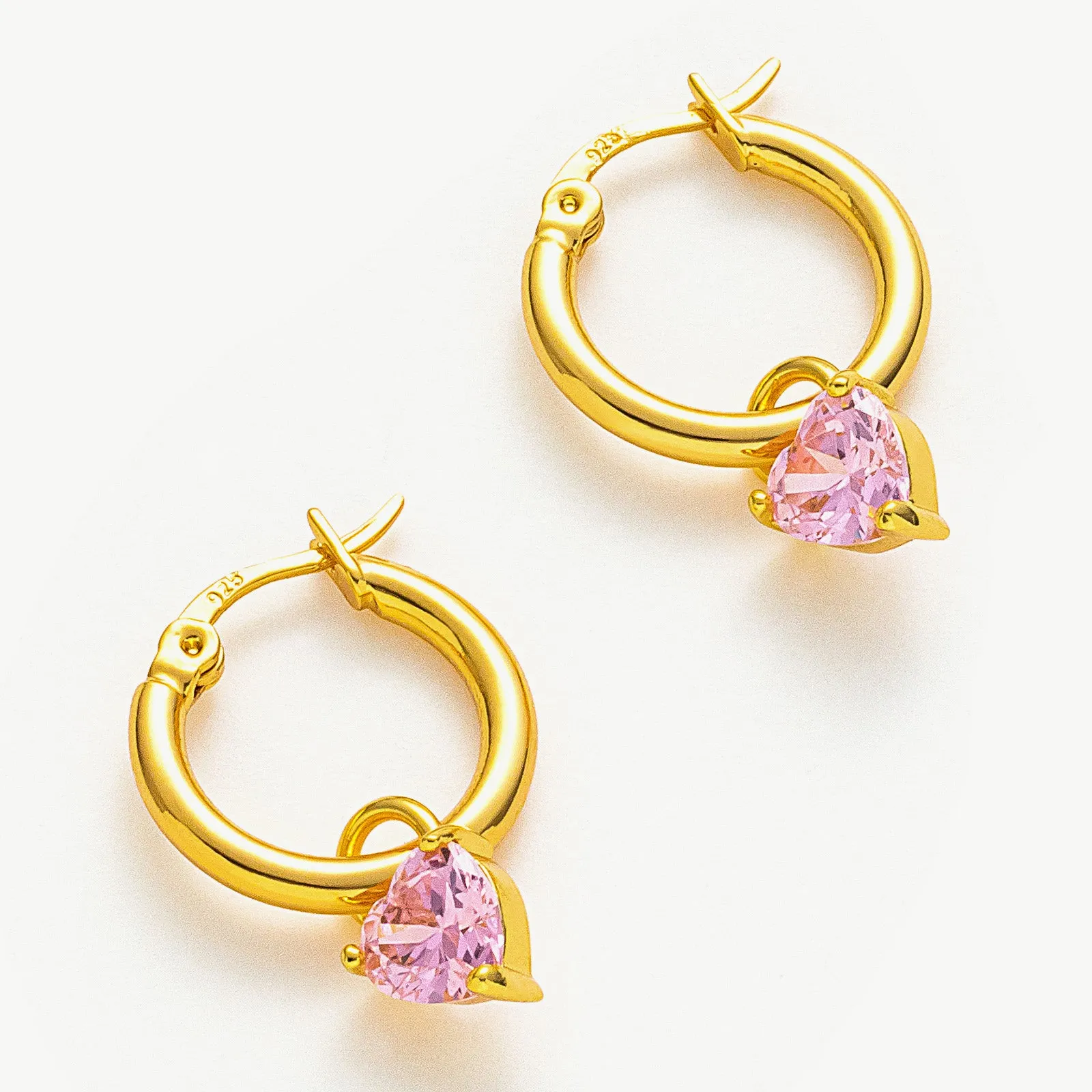 Heart Drop Earrings