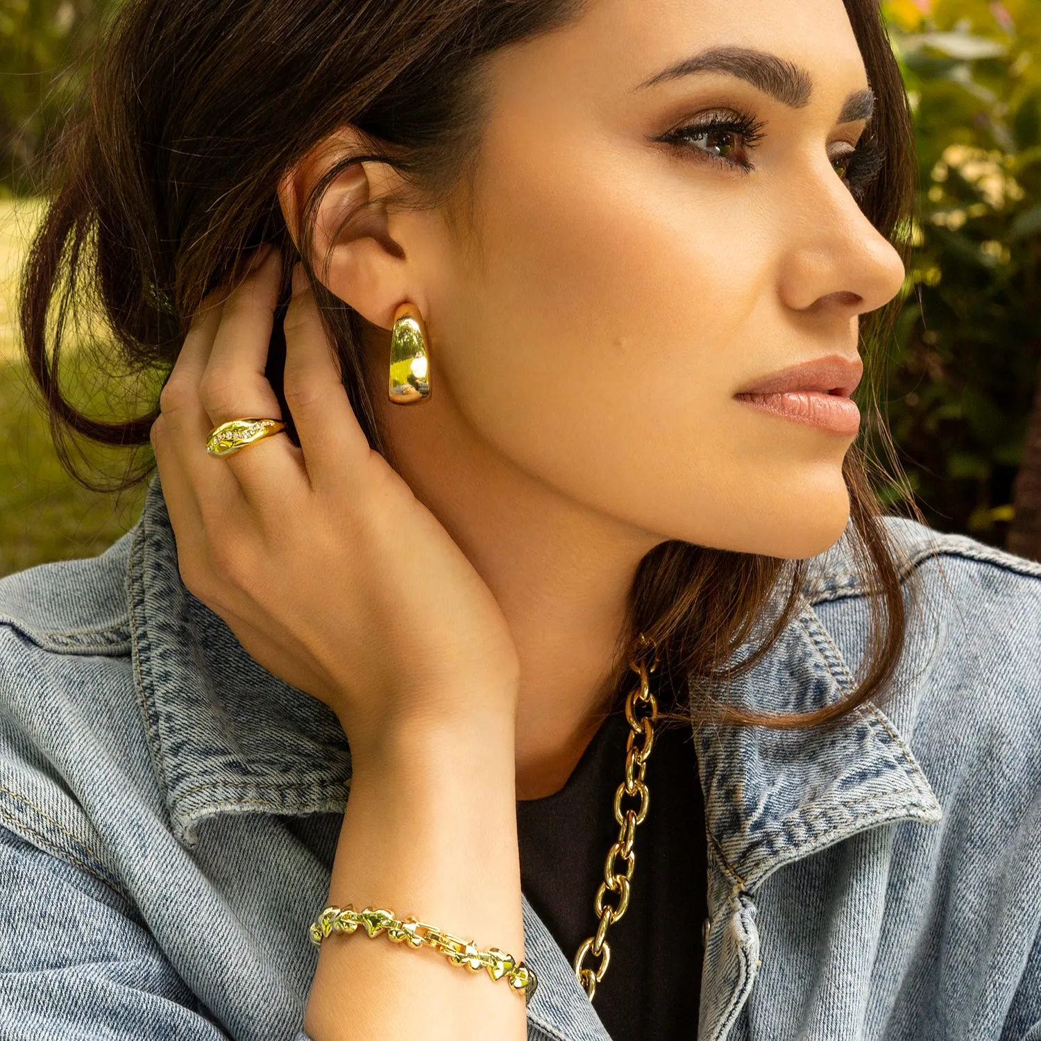 Heart Link Chain Bracelet