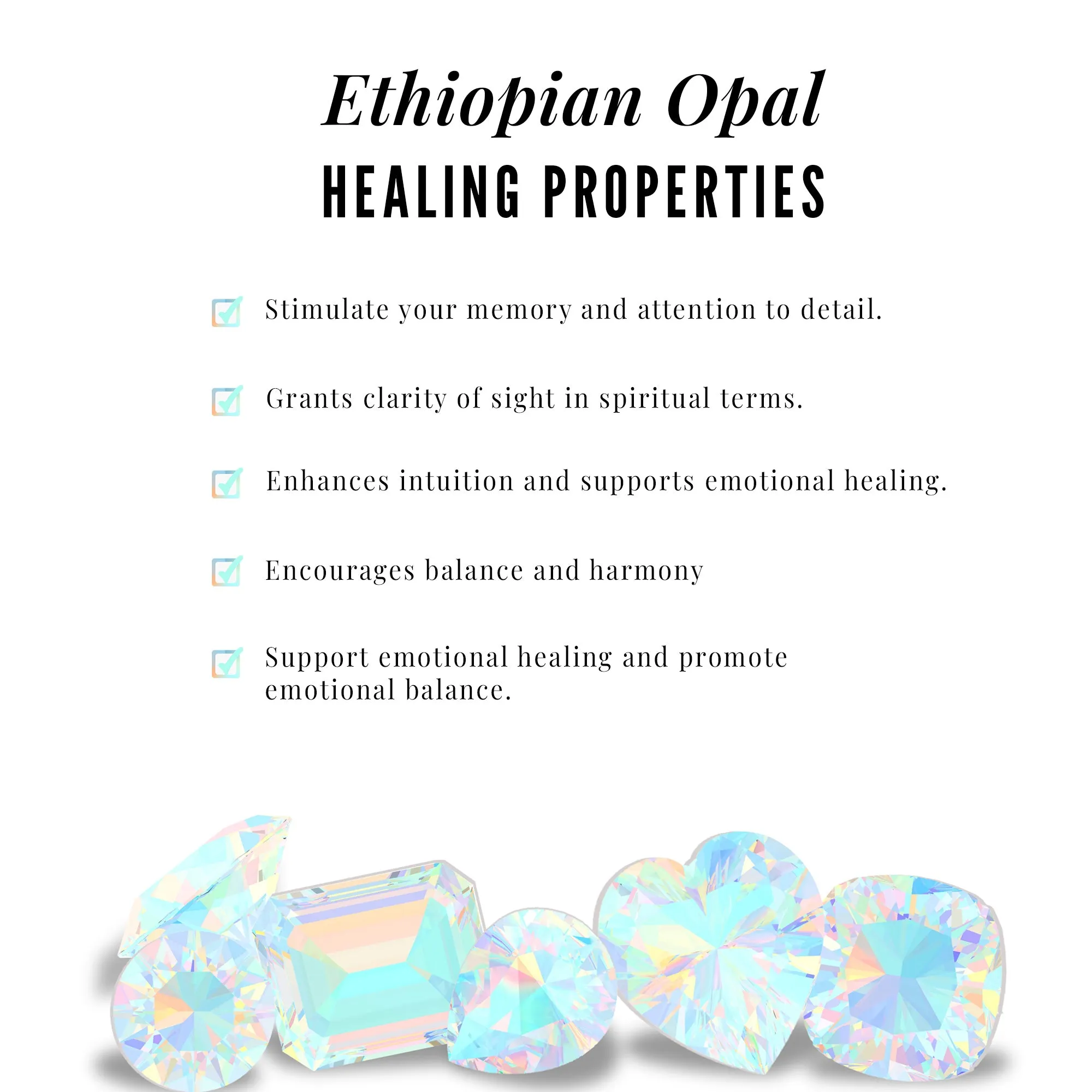 Heart Shaped Ethiopian Opal Stud Earrings with Moissanite Halo