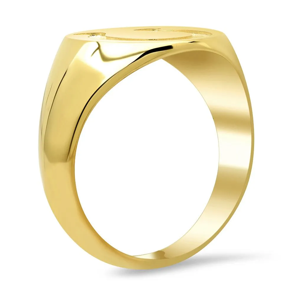 Horseshoe Signet Ring for Men