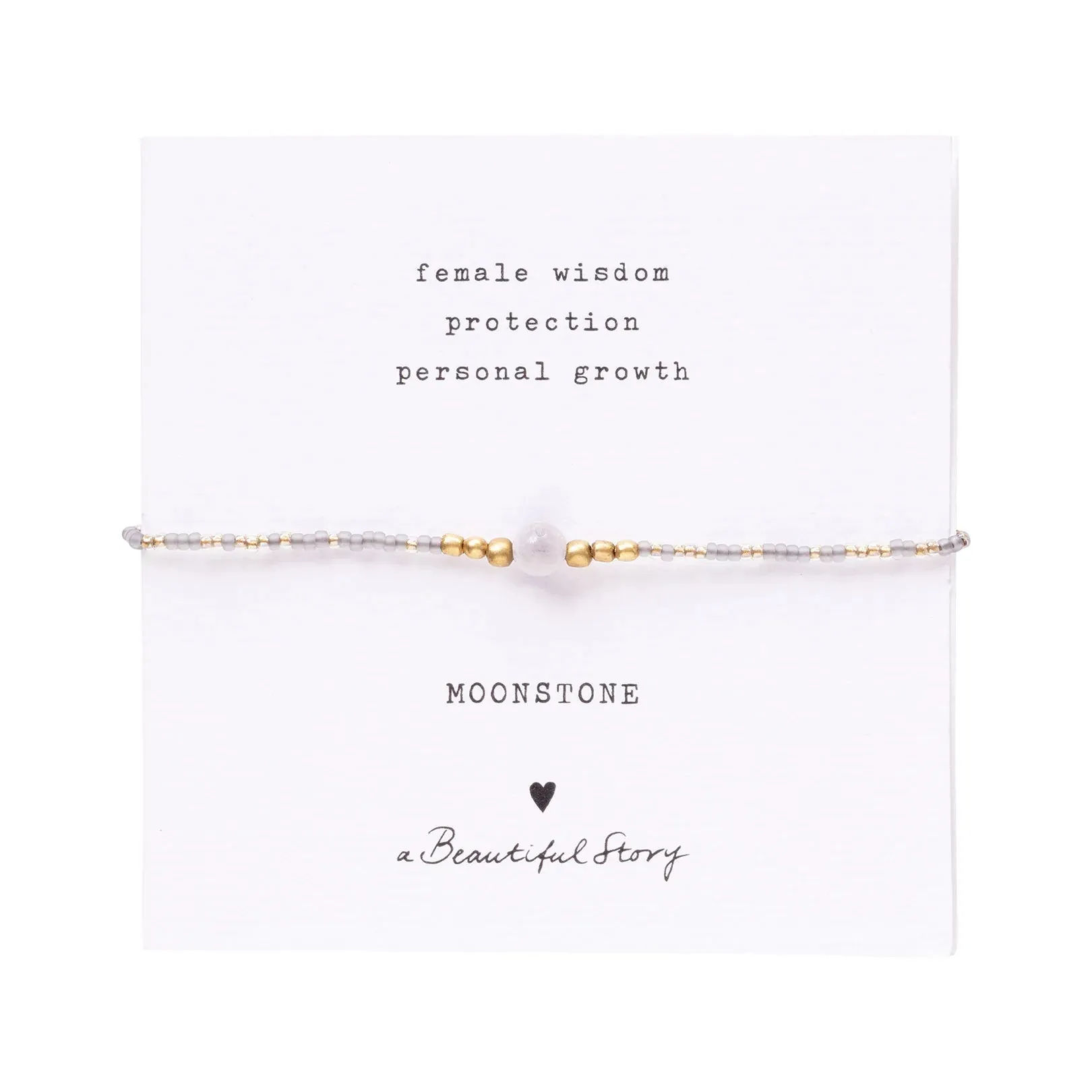 Iris Card Bracelet - Moonstone