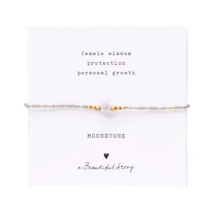 Iris Card Bracelet - Moonstone