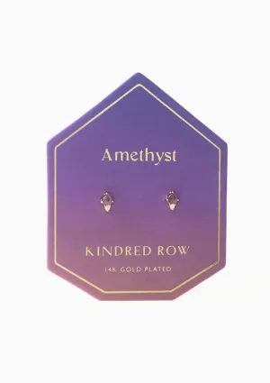Kindred Row Gemstone Stud Earrings