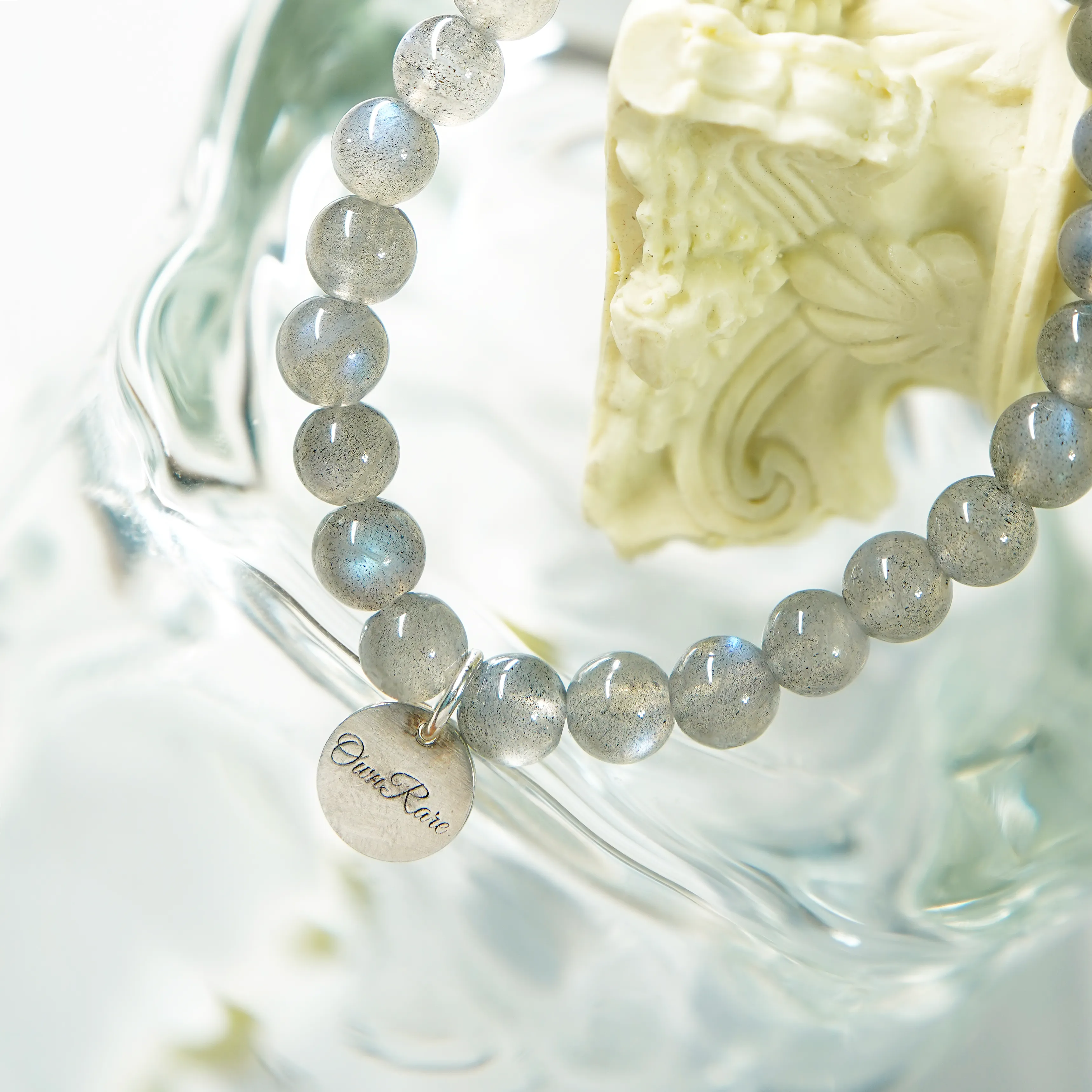Labradorite Girls Bracelet,Moonstone Energy Wrist Accessories,Healing Quiet Bracelet🌙