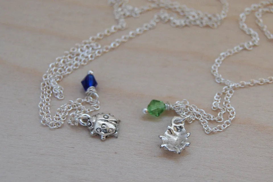 Ladybug BFF Necklace (Sold Singly) | Best Friend Charm Necklace | BFF Ladybug Jewelry
