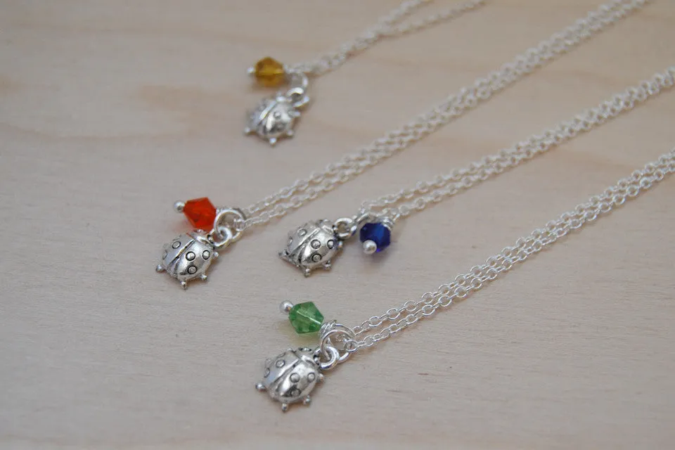 Ladybug BFF Necklace (Sold Singly) | Best Friend Charm Necklace | BFF Ladybug Jewelry