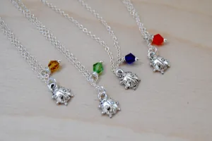 Ladybug BFF Necklace (Sold Singly) | Best Friend Charm Necklace | BFF Ladybug Jewelry