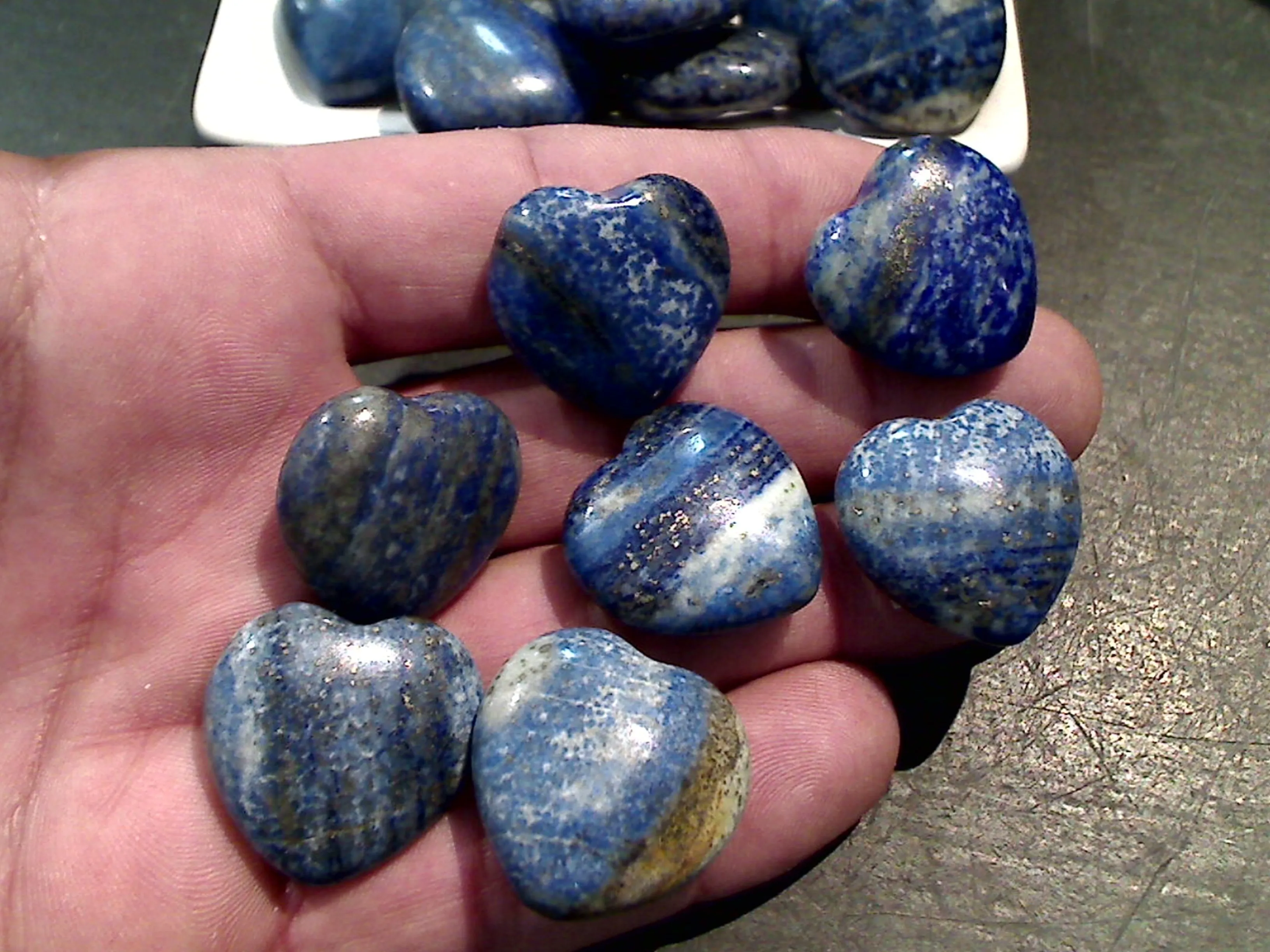 Lapis Lazuli 1" Mini Heart