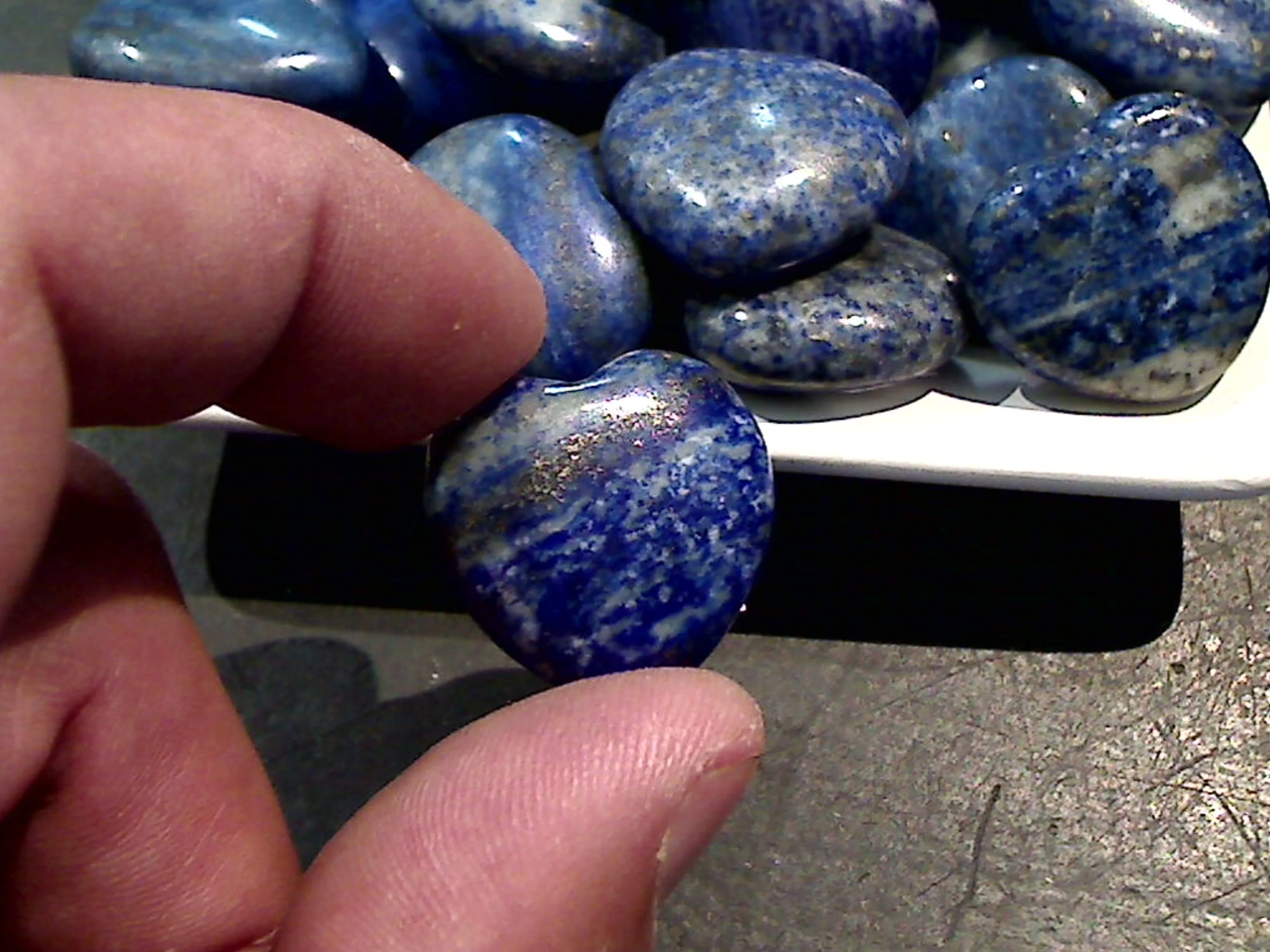 Lapis Lazuli 1" Mini Heart