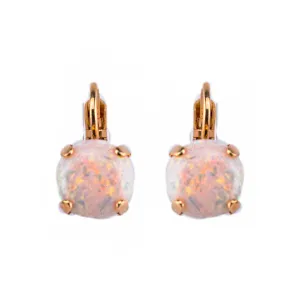 Large Single Stone Leverback Earrings in "Magic" *Custom*
