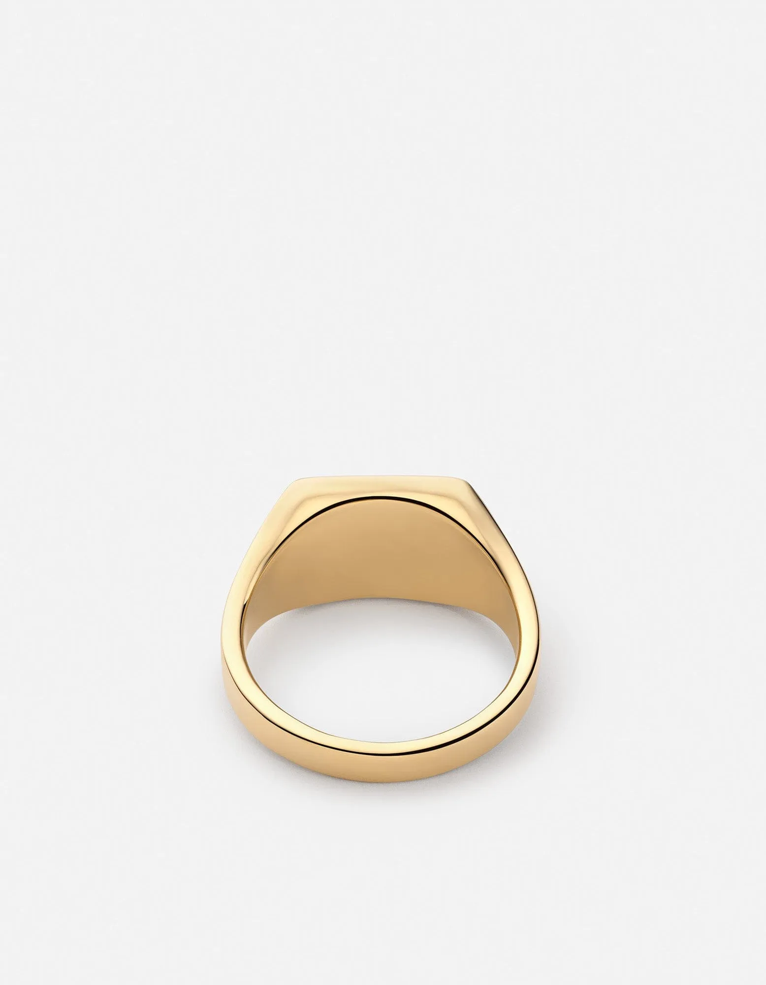 Ledger Pinky Ring, Gold Vermeil