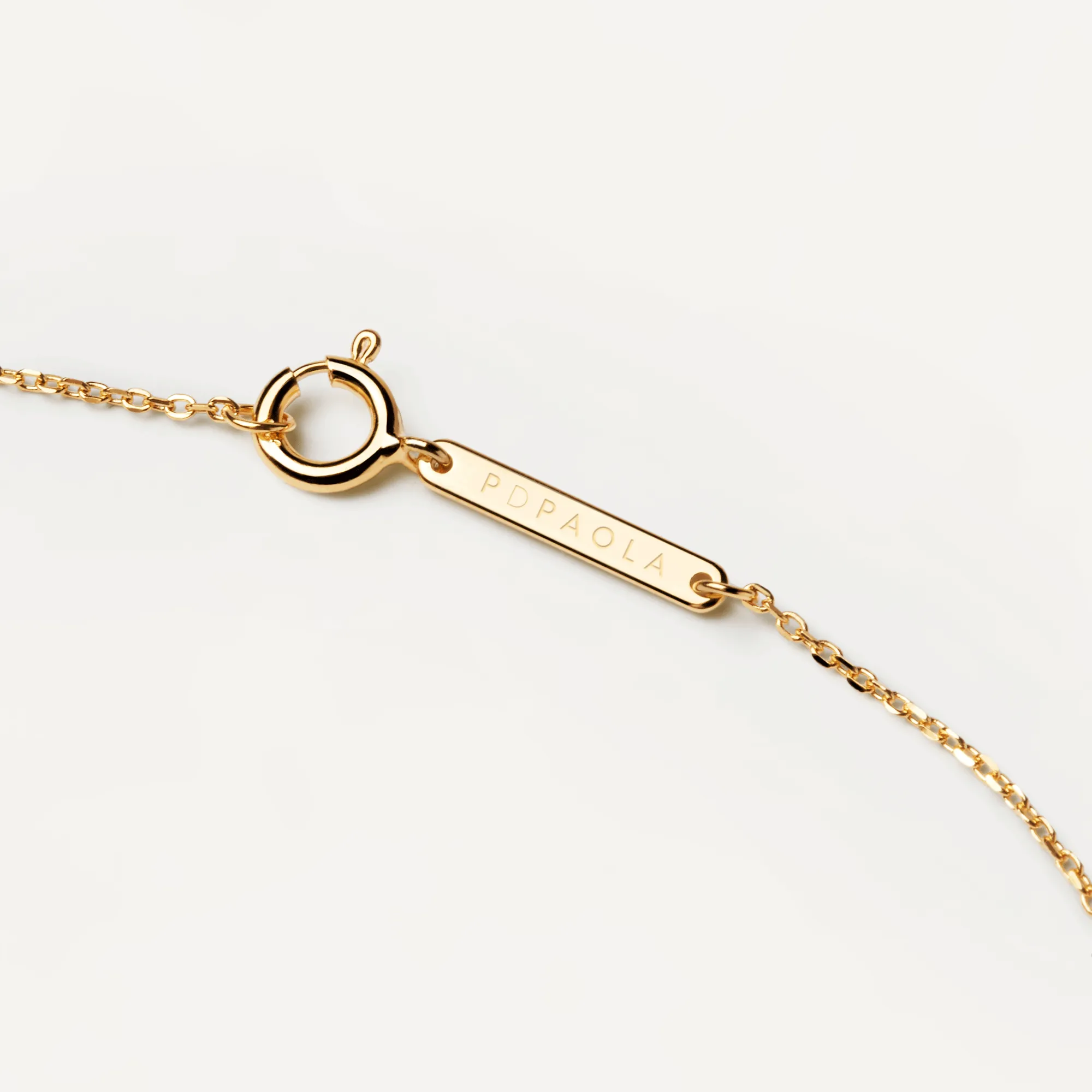 Letter B Circle Necklace