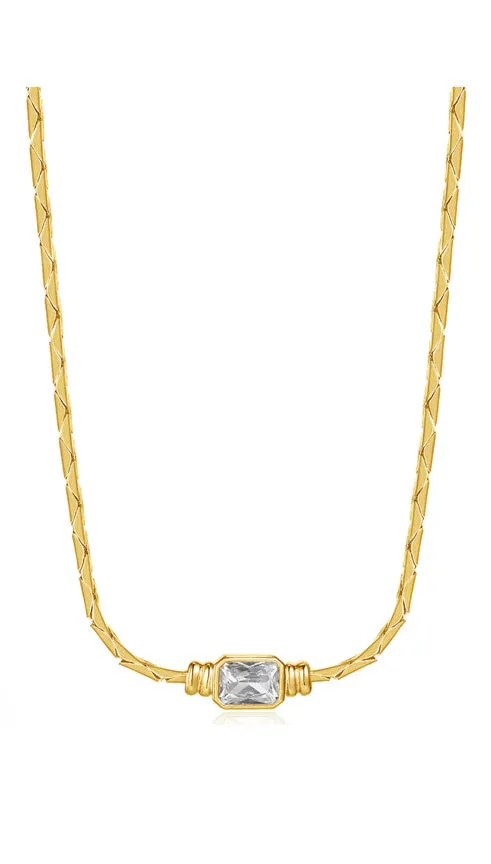 Luv AJ THE CAMILLE CHAIN NECKLACE- GOLD