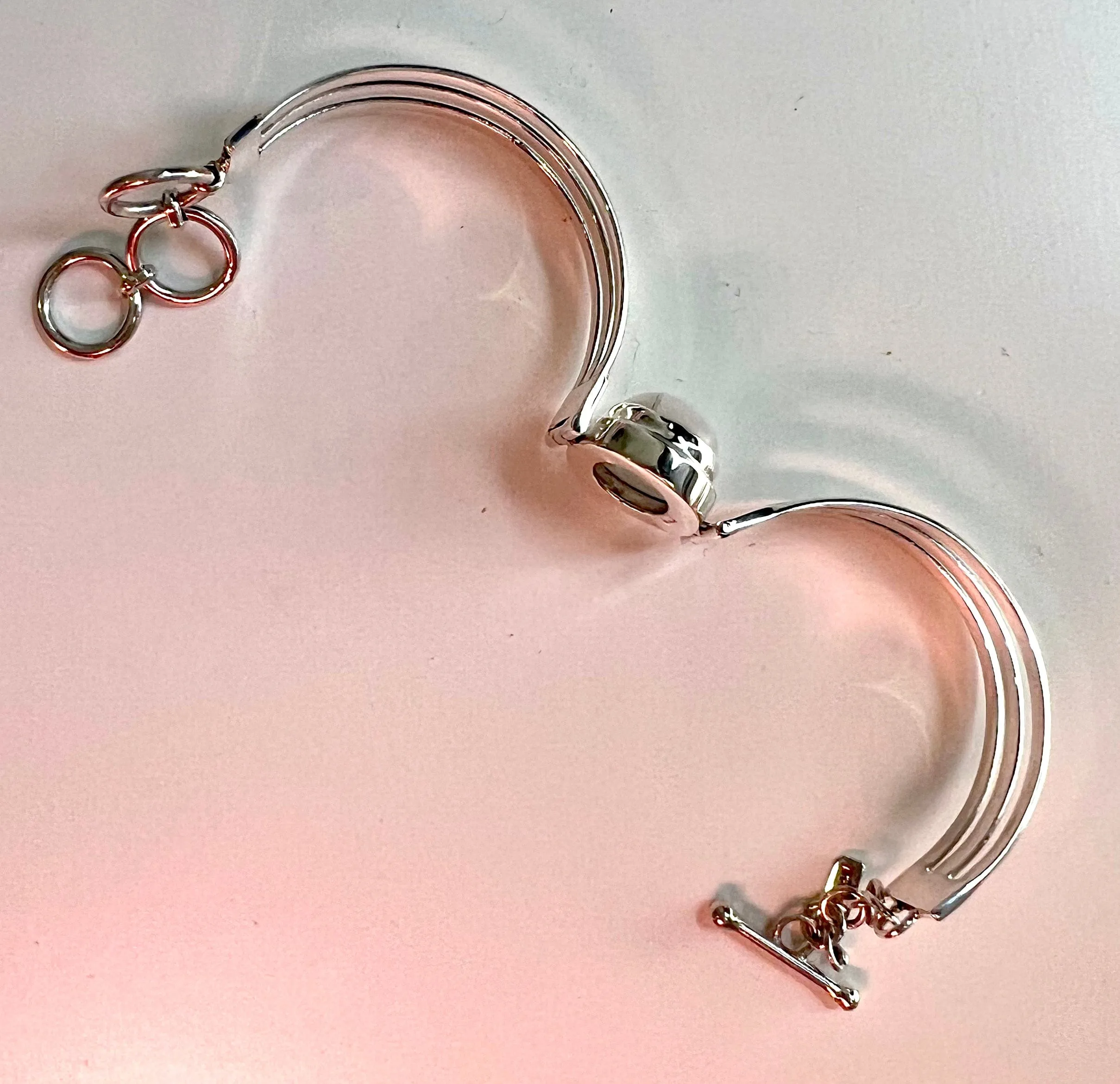 Magic Moonstone Sterling Silver Bracelet