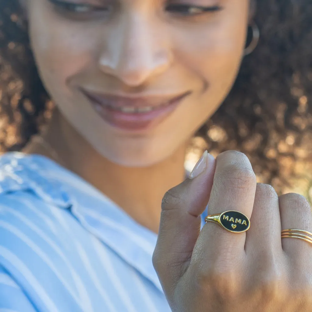 Mama Signet Ring