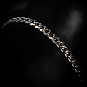 Mario Stainless Steel Cuban Bracelet