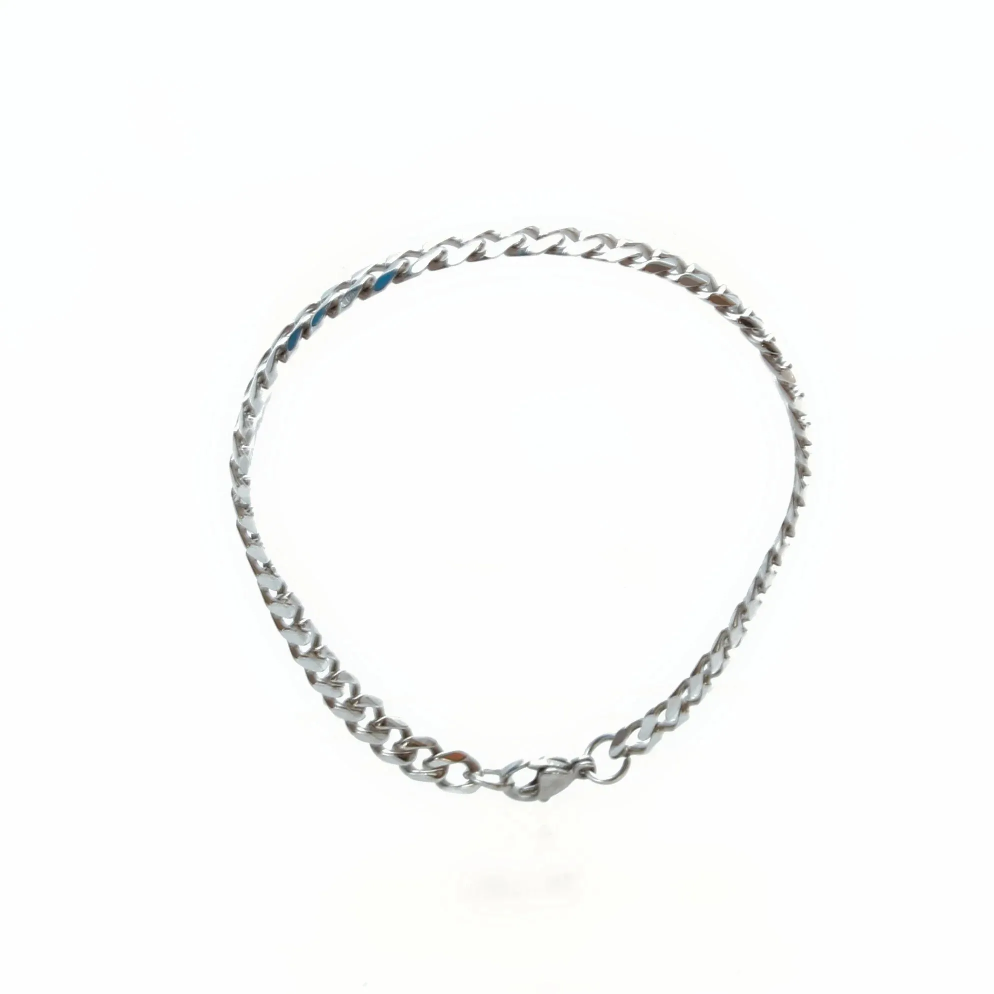 Mario Stainless Steel Cuban Bracelet