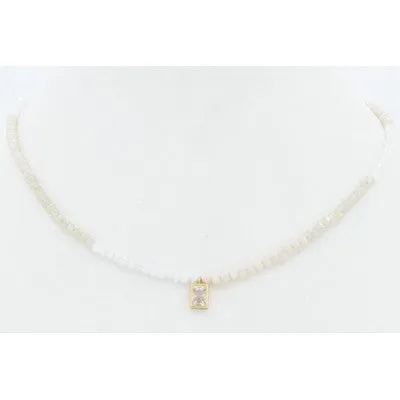 Meghan Browne Drew Necklace - Ivory