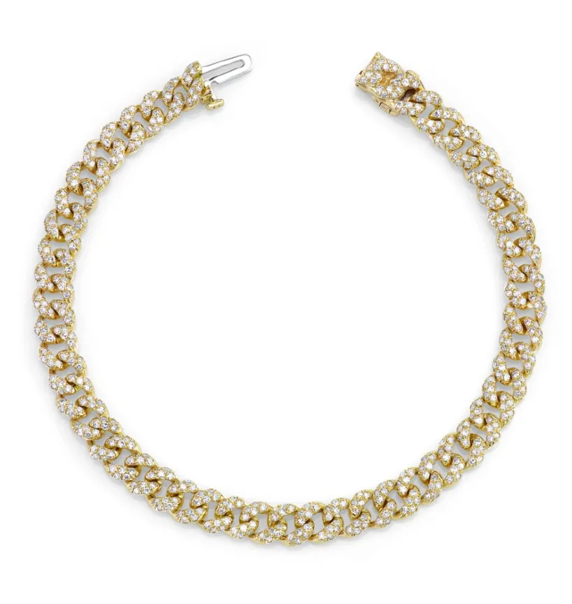 Mini Pave Link Bracelet