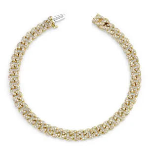 Mini Pave Link Bracelet