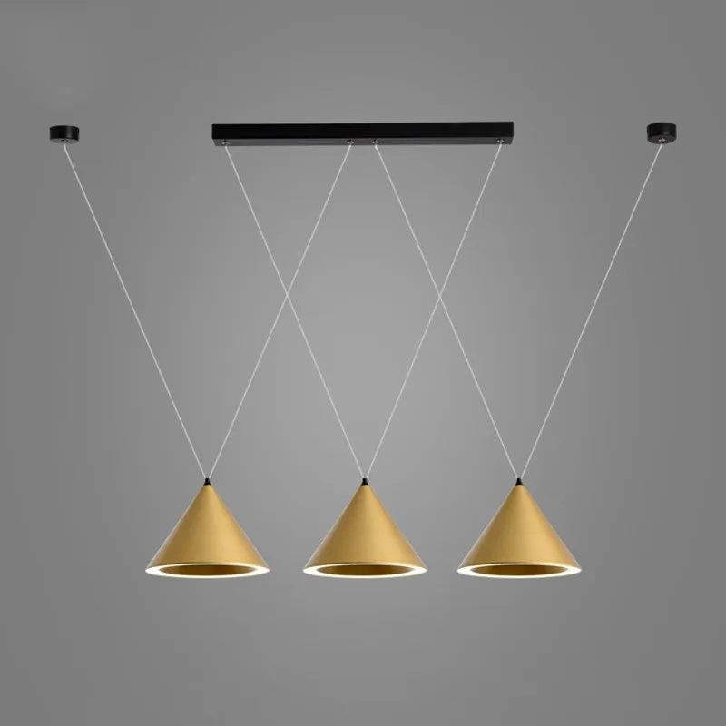 Modern Pendant Lamps Black White Kitchen Island Living Dining Room Bar Home Decor LED Indoor Hanging Lighting Fixture E14